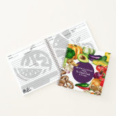 Familienfavorite Lila Wasserfarbe Pflanzenrezepte Notizblock (Innenseite)