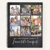 Familienfavoriten Foto Collage Rezept Buch (Vorderseite)