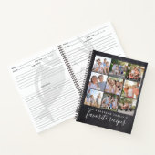 Familienfavoriten Foto Collage Rezept Buch (Innenseite)