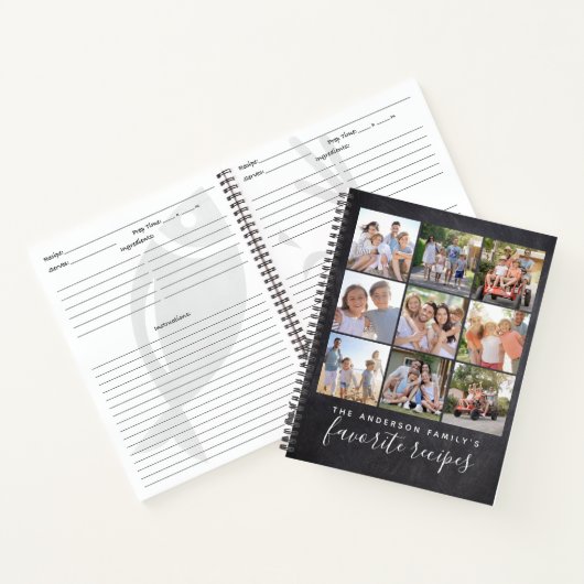 Familienfavoriten Foto Collage Rezept Buch (Innenseite)