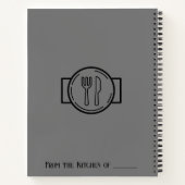 Familienfavoriten Spiralrezeptorenhalter Notizblock (Rückseite)