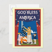 Familienfeier Einladungspostkarte (Vorne/Hinten)