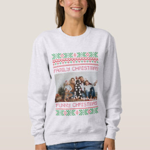 Familienfeiern , niedliches Foto Sweatshirt