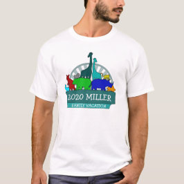 Familienferient-shirt der Zootiere T-Shirt