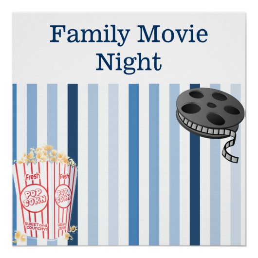 Familienfilm Night Poster (Vorderseite)