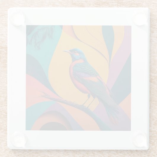 Familienflüster Glasuntersetzer (Rückseite)