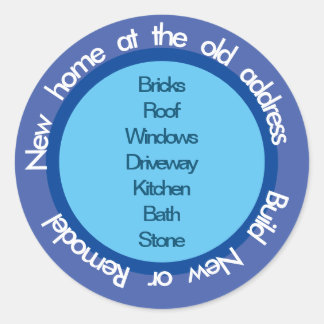 Familienförderung Runder Aufkleber