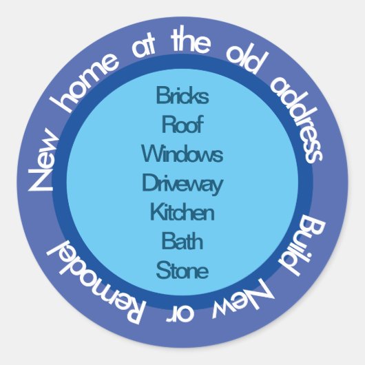 Familienförderung Runder Aufkleber (Vorderseite)