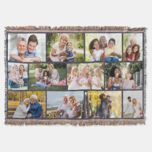 Familienfoto 12 Bilder Mauerwerk Gitter Grau Decke