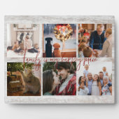 Familienfoto-BauernhofTypografie Fotoplatte (Vorderseite)