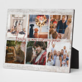 Familienfoto-BauernhofTypografie Fotoplatte (Seite)