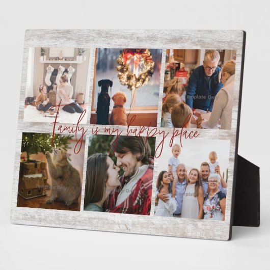 Familienfoto-BauernhofTypografie Fotoplatte (Seite)