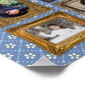 Familienfoto Collage 17 Bilder Extravagante Rahmen Poster (Ecke)