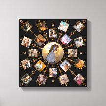 Familienfoto Collage 21 Bilder Hübsch Schwarzes Go