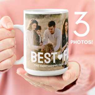 Familienfoto Collage 3 Foto Beste Familie je Niedl Kaffeetasse