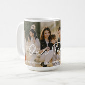 Familienfoto Collage 3 Fotos - Benutzerdefinierter Kaffeetasse (Vorderseite Links)