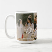 Familienfoto Collage 3 Fotos - Benutzerdefinierter Kaffeetasse (Links)