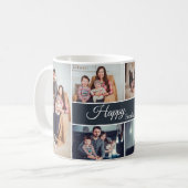 Familienfoto Collage 6 Fotos Kaffeemaschine Tasse (Vorderseite Links)