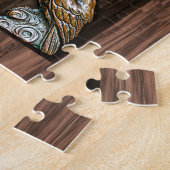 Familienfoto Collage Antique Bookcase Custom Large Puzzle (Seite)