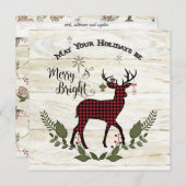 Familienfoto Collage Bauernhof Weihnachtsbad Feiertagskarte (Vorne/Hinten)