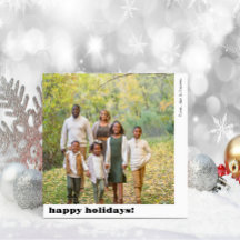 Familienfoto Collage Happy Holidays