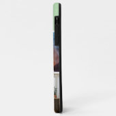 Familienfoto-Collage hellgrün 4 Bilder Case-Mate iPhone Hülle (Hinten/Links)