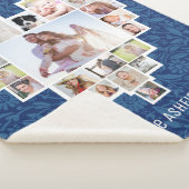 Familienfoto Collage Herz Blauer Blau 25 Bild Name Sherpadecke (3/4)