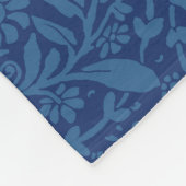 Familienfoto Collage Herzfloralblau 25 Bildname Fleecedecke (Ecke)