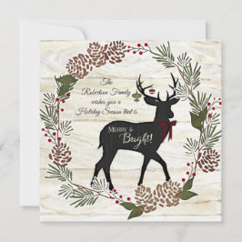 Familienfoto Collage Holz Bauernhof Weihnachten