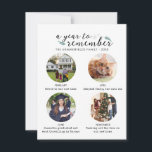 Familienfoto Collage Jahr in Bildern Weihnachten<br><div class="desc">Ein Jahr,  um sich erinnern Weihnachten Familie Foto Collage Card,  dass Sie einfach Ihre Geschichte hinzufügen können Fotos von Meilensteinen,  die während des Jahres geschah. Ideal für Familien und Freunde,  um mit den Errungenschaften Ihres Lebens bleibe und ihnen eine tolle Urlaubssaison zu wünschen.</div>