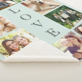 Familienfoto-Collage Minze Sherpadecke (3/4)