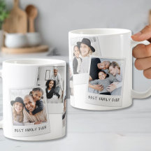 Familienfoto-Collage mit individuellem Text und 5 