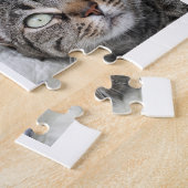 Familienfoto Collage Mit Monogramm White 11 Bilder Puzzle (Seite)