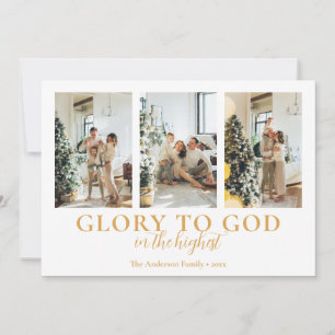 Familienfoto-Collage religiöse Weihnachten