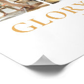 Familienfoto Collage Religiöse Weihnachtsgeschenke Poster (Ecke)