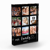 Familienfoto-Collage schwarz  Fotoblock (Links)