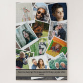 Familienfoto Collage schwierig Puzzle (Vertikal)