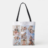 Familienfoto-Collage Tasche (Rückseite)