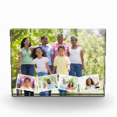 Familienfoto Collage w. Zigzag Foto Strip (Vorderseite)