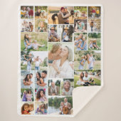 Familienfoto Collage White 31 Picture Sherpadecke (Vorderseite)