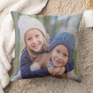 Familienfoto-Doppelseitige Feiertags-Saisonale Kissen