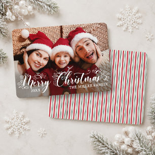 Familienfoto Frohe Weihnachten Schrift Overlay