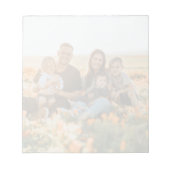 Familienfoto Hintergrund Notizblock (Vorderseite)