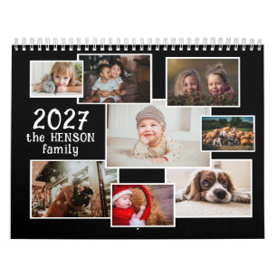Familienfoto-Kalender 2027 mit 12 monatlichen Foto Kalender