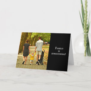 Familienfoto  karte