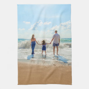 Familienfoto-Küchenhandtuch Geschirrtuch