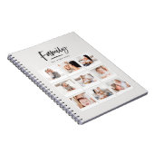 Familienfoto mit mehreren Fotos Notizblock (Rechte Seite)