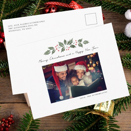 Familienfoto Weihnachten