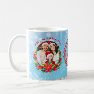 Familienfoto-Weihnachten, individuelle Weihnachtsg Kaffeetasse