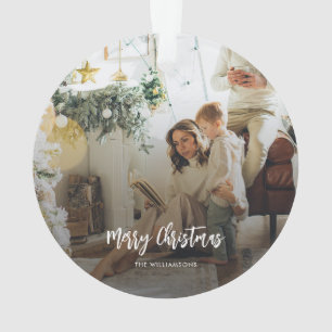 Familienfoto Weihnachten nach Maß Ornament